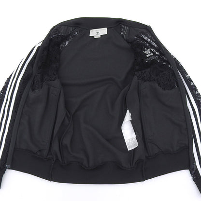 ADIDAS BY STELLA McCARTNEY アディダスバイステラマッカートニー シースルーレースジャージ トップス レディース 黒 ブラック XS 536035 トップス