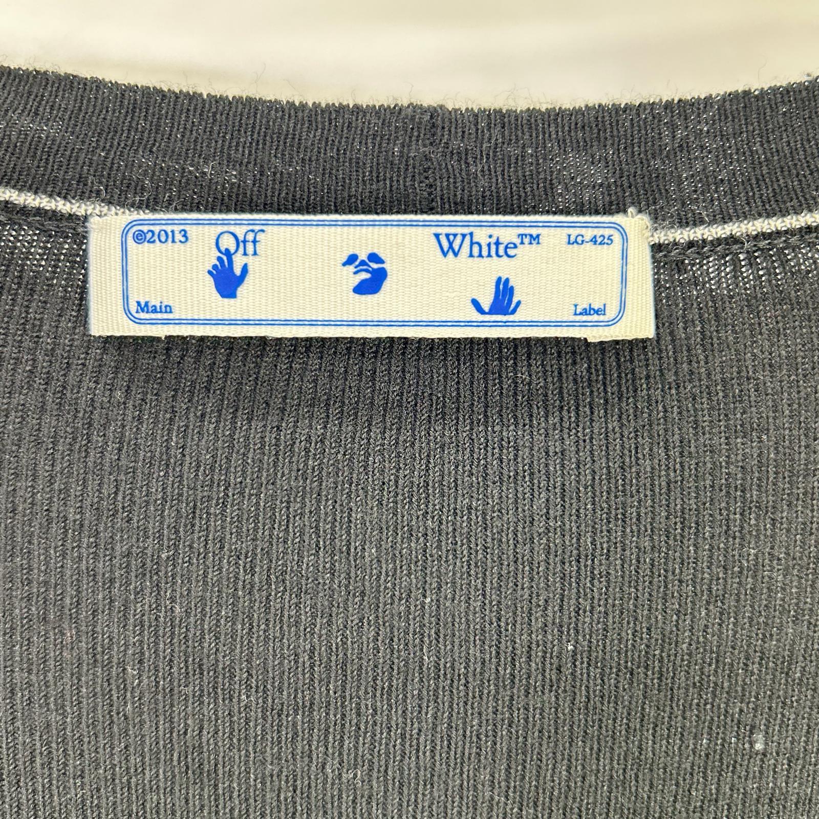 OFF-WHITE オフホワイト OWHB005E20KNI001 ブラック トップス