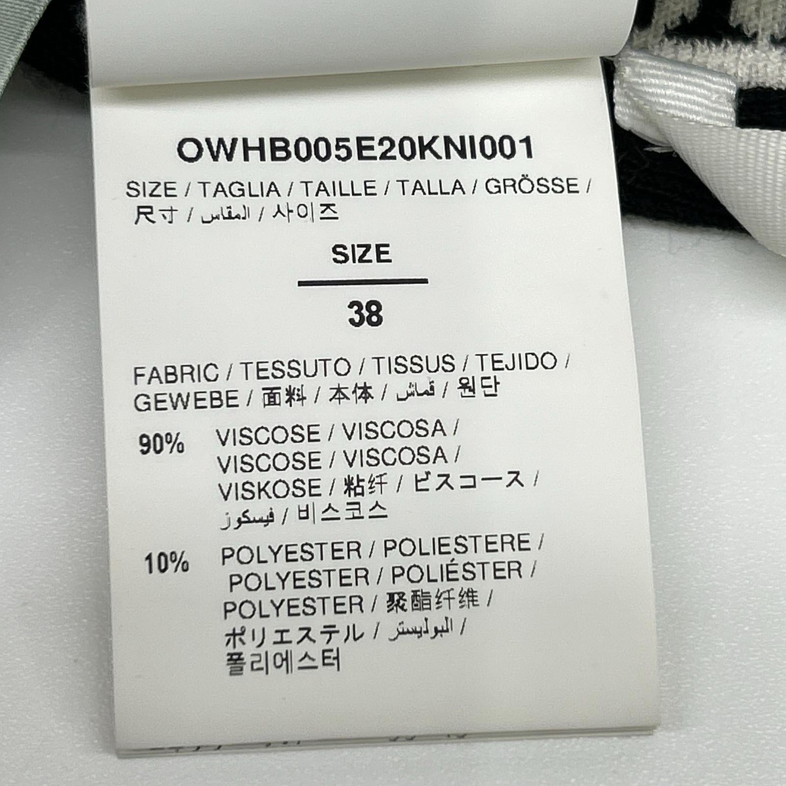 OFF-WHITE オフホワイト OWHB005E20KNI001 ブラック トップス