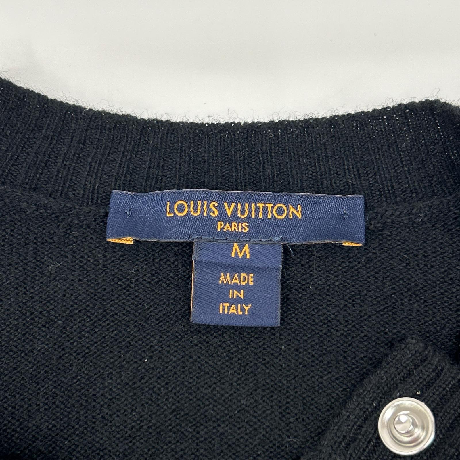 LOUIS VUITTON ルイヴィトン FFKC15HVK ブラック カシミヤカーディガン トップス