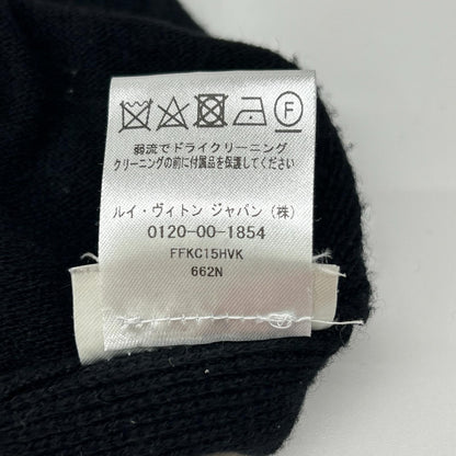 LOUIS VUITTON Louis Vuitton FFKC15HVK Black Cashmere cardigan Top