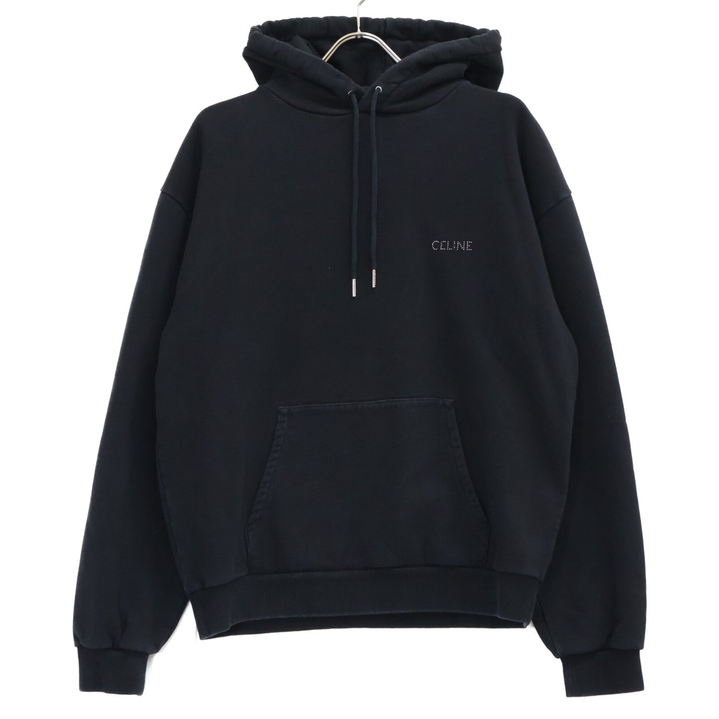 CELINE セリーヌ 2Y9561670Q スタッズ エンブロイダリー ルーズフィット フーディー トップス