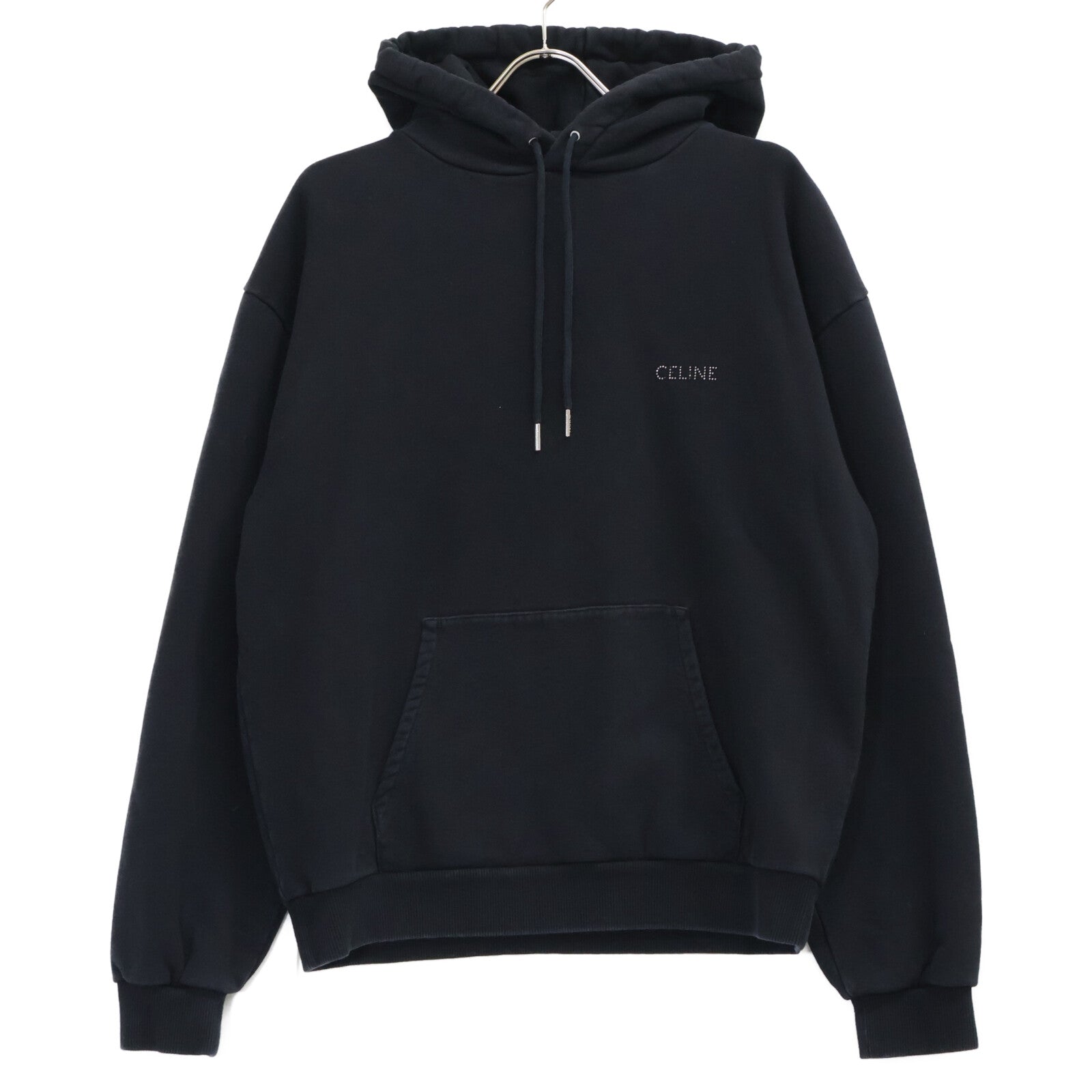 CELINE セリーヌ 2Y9561670Q スタッズ エンブロイダリー ルーズフィット フーディー トップス