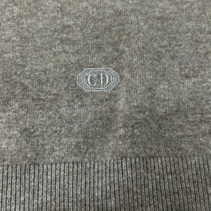 DIOR ディオール 613M623A3018 ウール カシミヤ CDロゴ刺繍 ボックス クルーネック ニット トップス