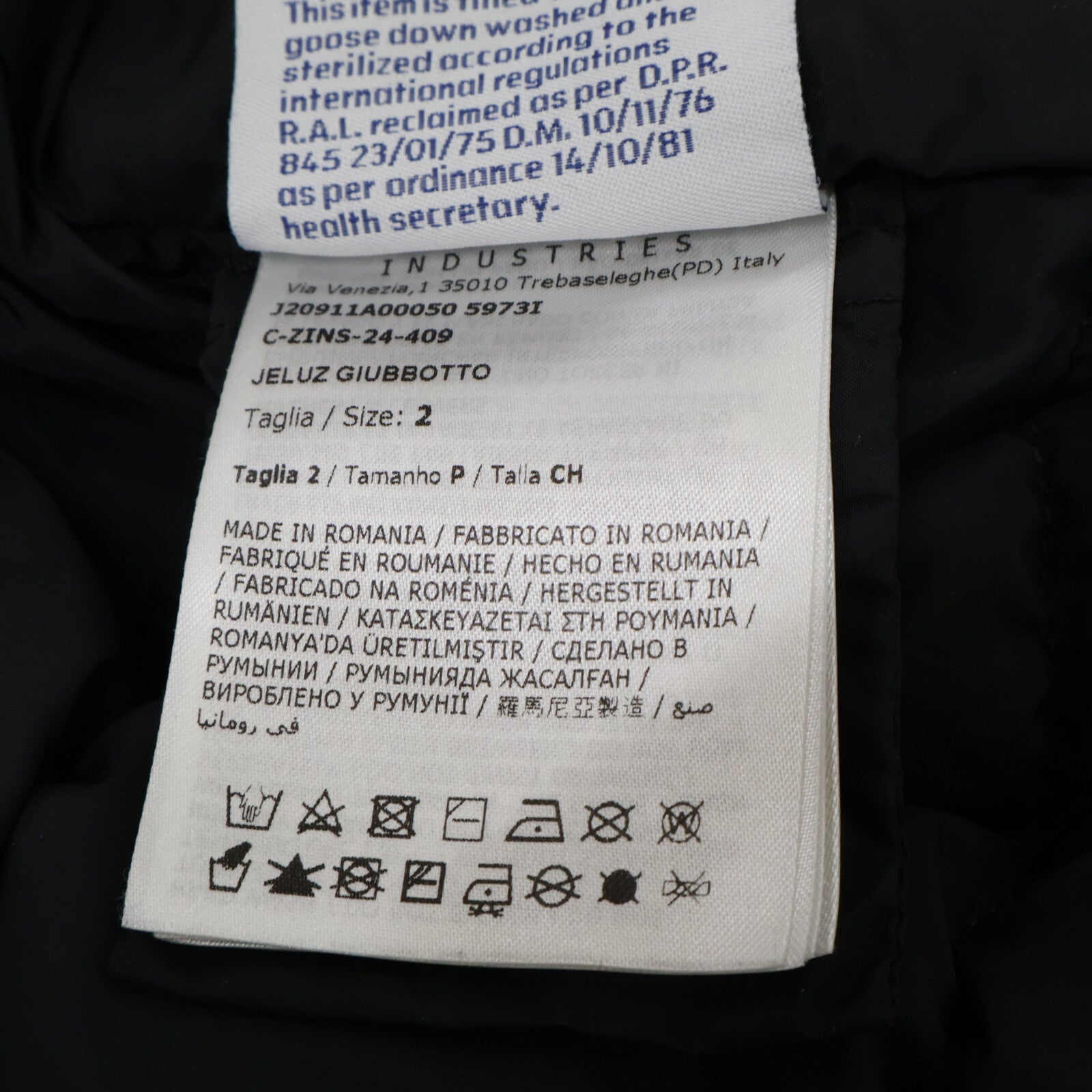 MONCLER Like New/Made in 2024 JELUZ Hooded Down Jacket Jackets