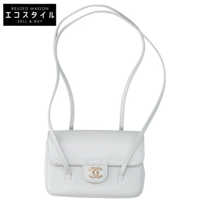 CHANEL シャネル AP5068 シャイニーグレインドカーフスキン ストラップ クラッチ バッグ ロングショルダーミニバッグ ショルダーバッグ