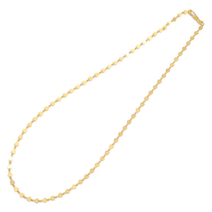 Marie-Helene de Taillac マリーエレーヌドゥタイヤック 美品 K20YG スモールハート シークインズ 16インチ ネックレス