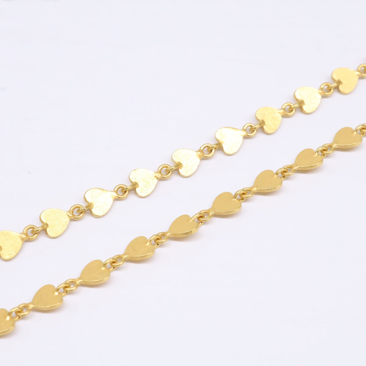 Marie-Helene de Taillac マリーエレーヌドゥタイヤック 美品 K20YG スモールハート シークインズ 16インチ ネックレス
