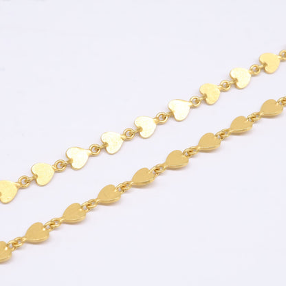 Marie-Helene de Taillac マリーエレーヌドゥタイヤック 美品 K20YG スモールハート シークインズ 16インチ ネックレス