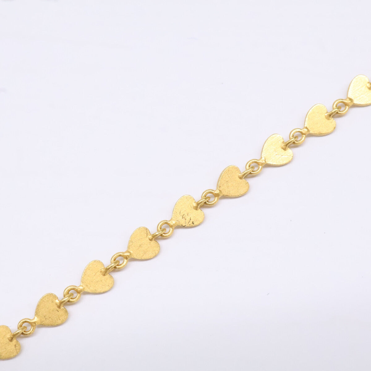 Marie-Helene de Taillac マリーエレーヌドゥタイヤック 美品 K20YG スモールハート シークインズ 16インチ ネックレス