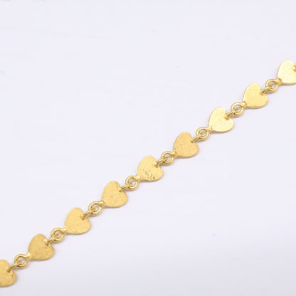 Marie-Helene de Taillac マリーエレーヌドゥタイヤック 美品 K20YG スモールハート シークインズ 16インチ ネックレス