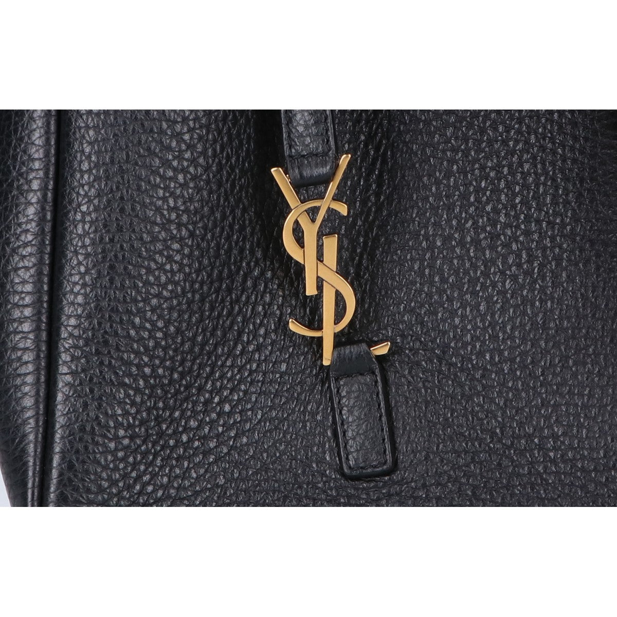 SAINT LAURENT PARIS サンローランパリ 新品同様 LE 5 A 7 グレインレザー ソフトベビーバッグ ショルダーバッグ
