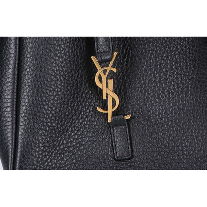 SAINT LAURENT PARIS サンローランパリ 新品同様 LE 5 A 7 グレインレザー ソフトベビーバッグ ショルダーバッグ