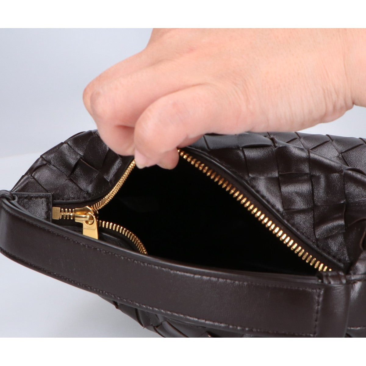 BOTTEGA VENETA ボッテガヴェネタ 新品同様 ミニ ウォレス 2WAYショルダーバッグ ハンドバッグ