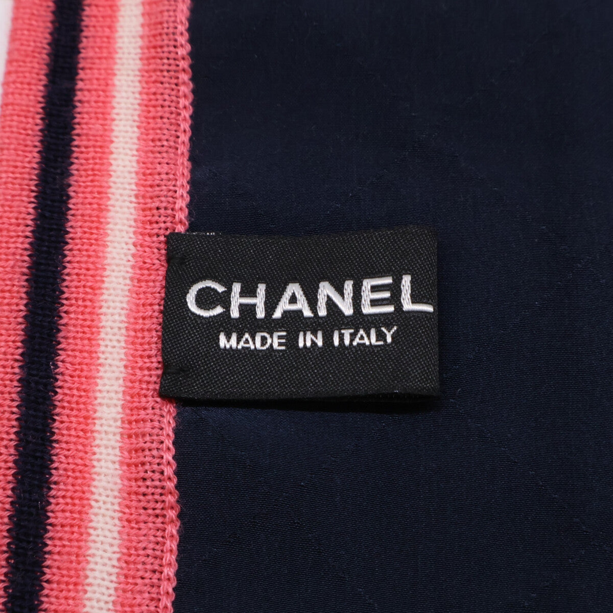 CHANEL シャネル 【美品】2018 クリスマス 顧客限定 ココマーク/マトラッセ ニットトリム ストール
