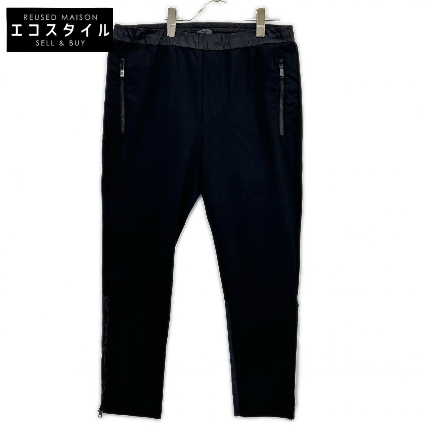 PRADA プラダ 18年製 SJP255 ナイロン切替 ストレッチ パンツ ボトムス