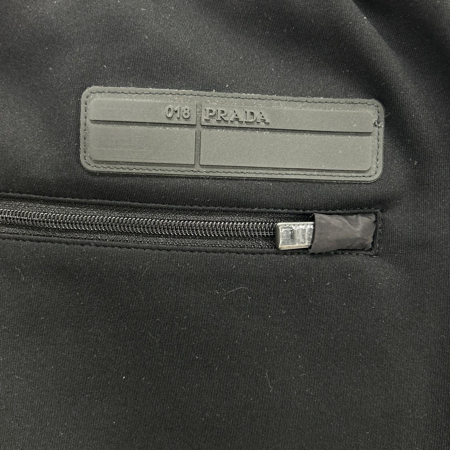PRADA プラダ 18年製 SJP255 ナイロン切替 ストレッチ パンツ ボトムス