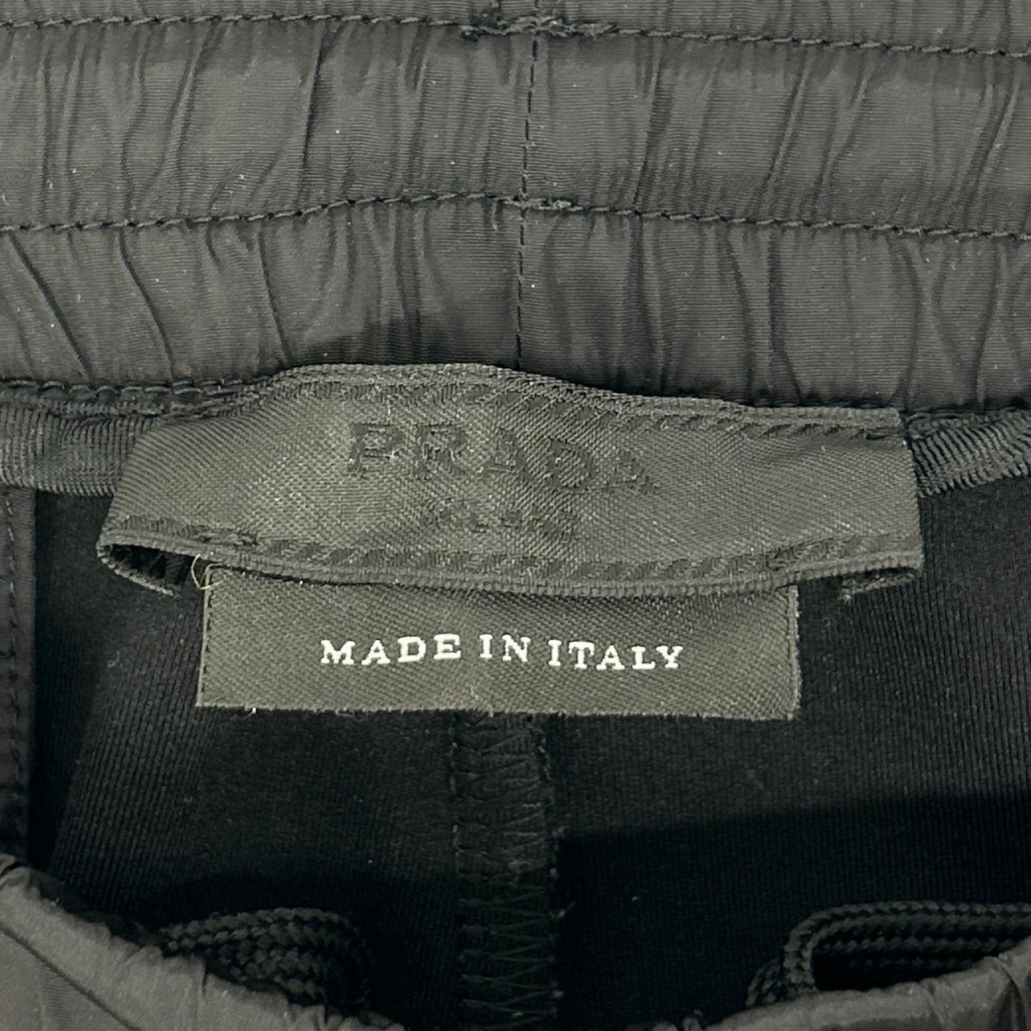 PRADA プラダ 18年製 SJP255 ナイロン切替 ストレッチ パンツ ボトムス