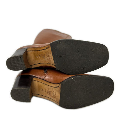TANINO CRISCI タニノクリスチー ステッチデザイン ロングブーツ シューズ