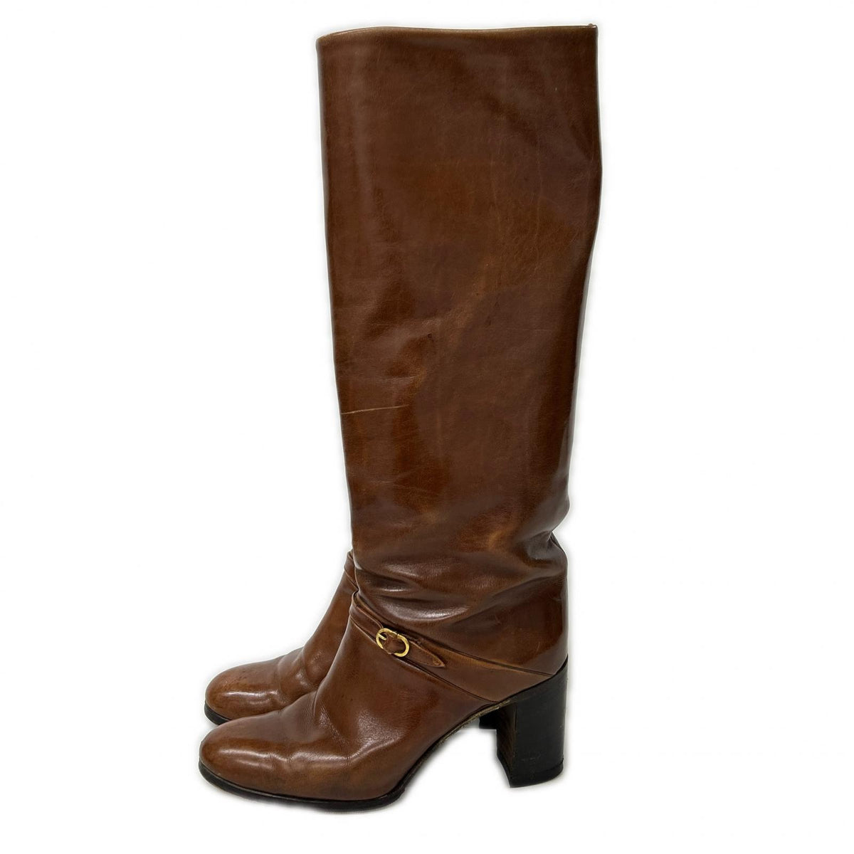 TANINO CRISCI Tanino Crisci 001373 Single Monk Chunky-Heel Jockey Boots Shoes