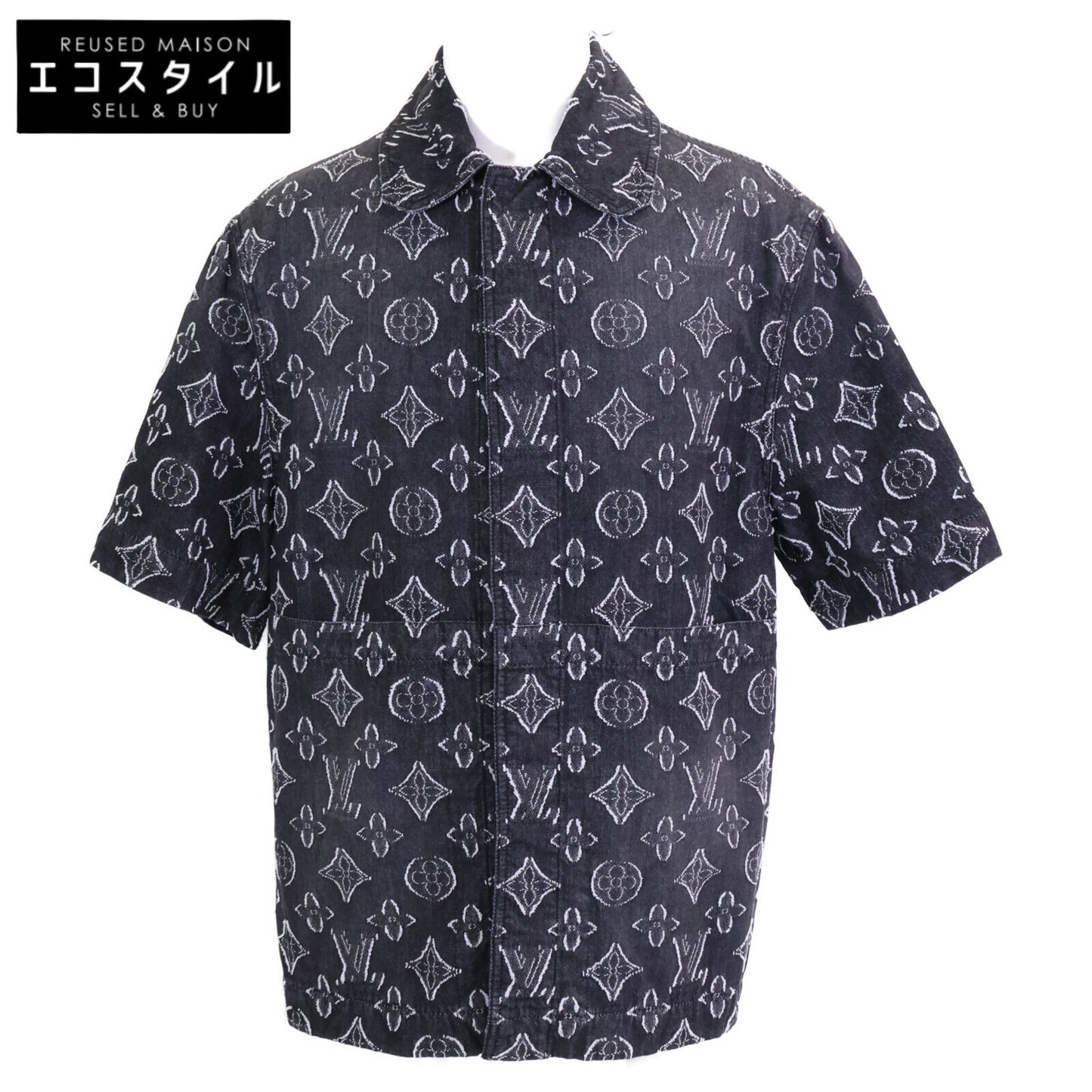 LOUIS VUITTON ルイヴィトン 【新品同様/国内正規/23年製】RM232 ARS HPS73W モノグラム デニム 半袖シャツ トップス