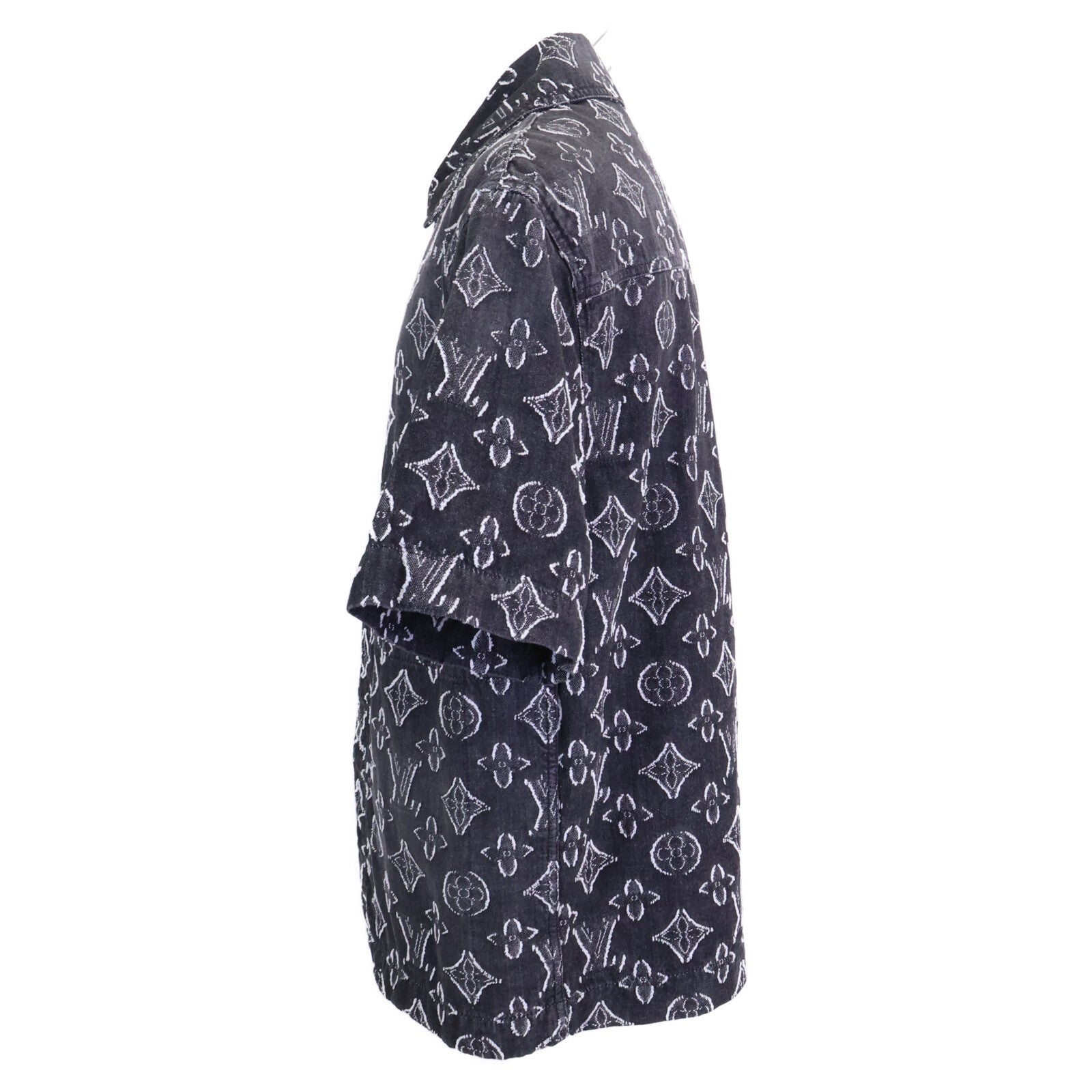 LOUIS VUITTON ルイヴィトン 【新品同様/国内正規/23年製】RM232 ARS HPS73W モノグラム デニム 半袖シャツ トップス