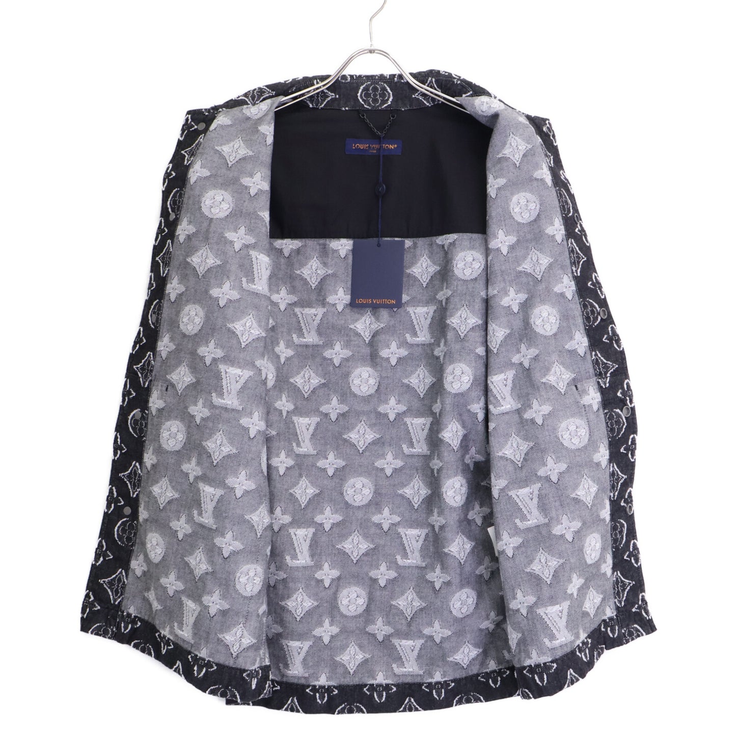 LOUIS VUITTON ルイヴィトン 【新品同様/国内正規/23年製】RM232 ARS HPS73W モノグラム デニム 半袖シャツ トップス