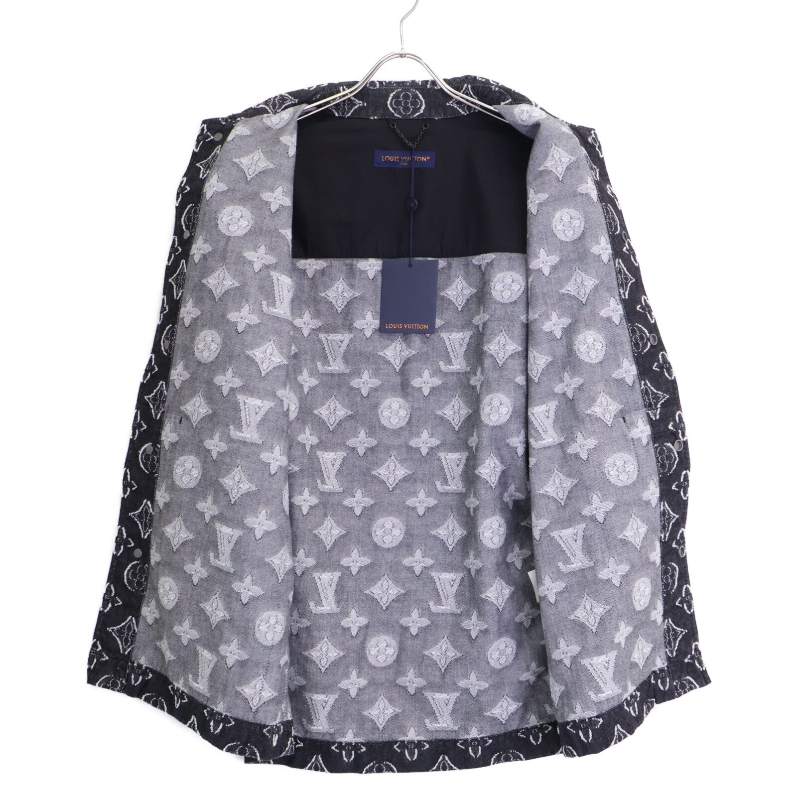 LOUIS VUITTON ルイヴィトン 【新品同様/国内正規/23年製】RM232 ARS HPS73W モノグラム デニム 半袖シャツ トップス