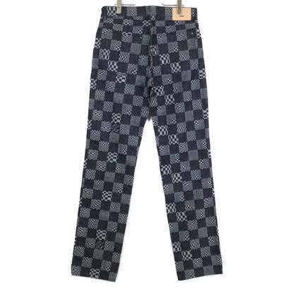 LOUIS VUITTON ルイヴィトン 【新品同様/国内正規】RM212Q EW2 HLD50W ディストーテッドダミエ ジップフライ デニムパンツ ボトムス