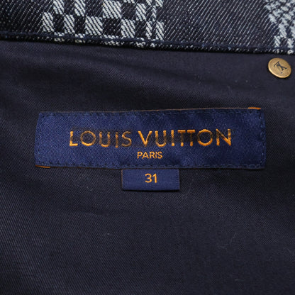 LOUIS VUITTON ルイヴィトン 【新品同様/国内正規】RM212Q EW2 HLD50W ディストーテッドダミエ ジップフライ デニムパンツ ボトムス