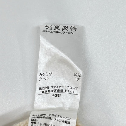 DRAWER ドゥロワー 6513-106-0592 カシミヤ 7ゲージタイトテンション タートルネックニット トップス
