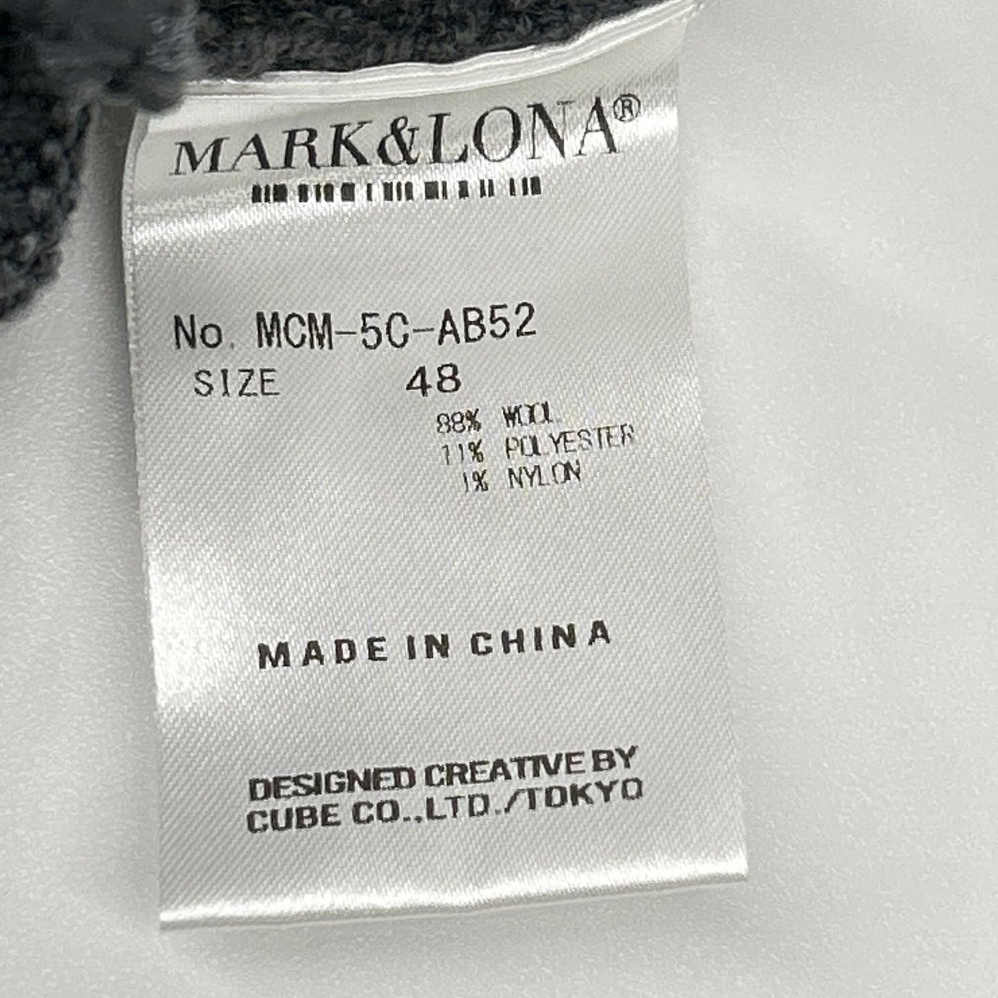 MARK&LONA マークアンドロナ MCM-5C-AB52 Worn by Takuya Kimura DPHK ニット トップス