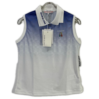 MARK&LONA マークアンドロナ MLW-6A-AP04 Ritmo Monogram Sleeveless ポロシャツ トップス