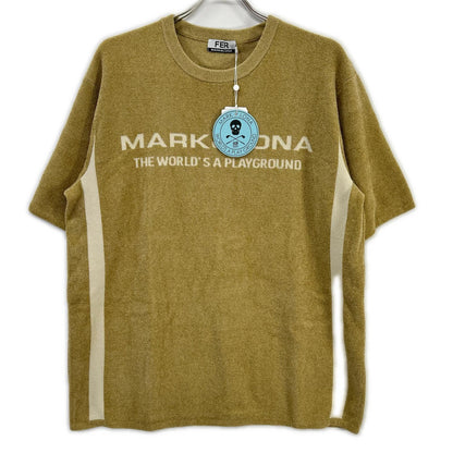 MARK&LONA マークアンドロナ MFM-6A-AA10 Plush Velour Touch ベージュ Tシャツ トップス