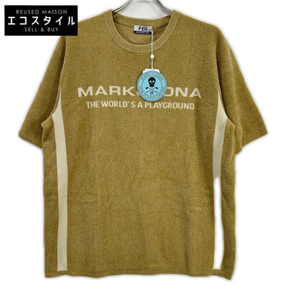 MARK&LONA マークアンドロナ MFM-6A-AA10 Plush Velour Touch ベージュ Tシャツ トップス