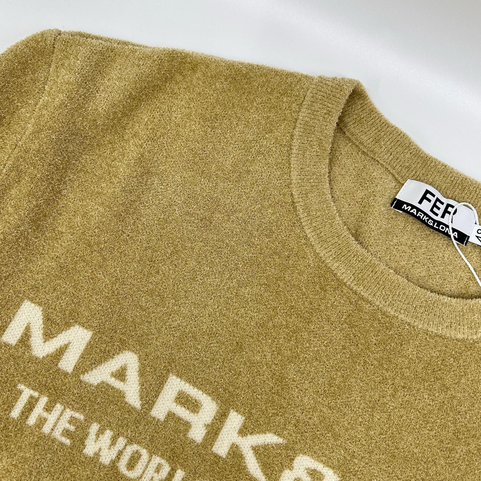 MARK&LONA マークアンドロナ MFM-6A-AA10 Plush Velour Touch ベージュ Tシャツ トップス