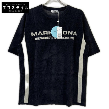 MARK&LONA マークアンドロナ MFM-6A-AA10 Plush Velour Touch ブラック Tシャツ トップス