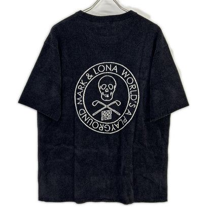 MARK&LONA マークアンドロナ MFM-6A-AA10 Plush Velour Touch ブラック Tシャツ トップス