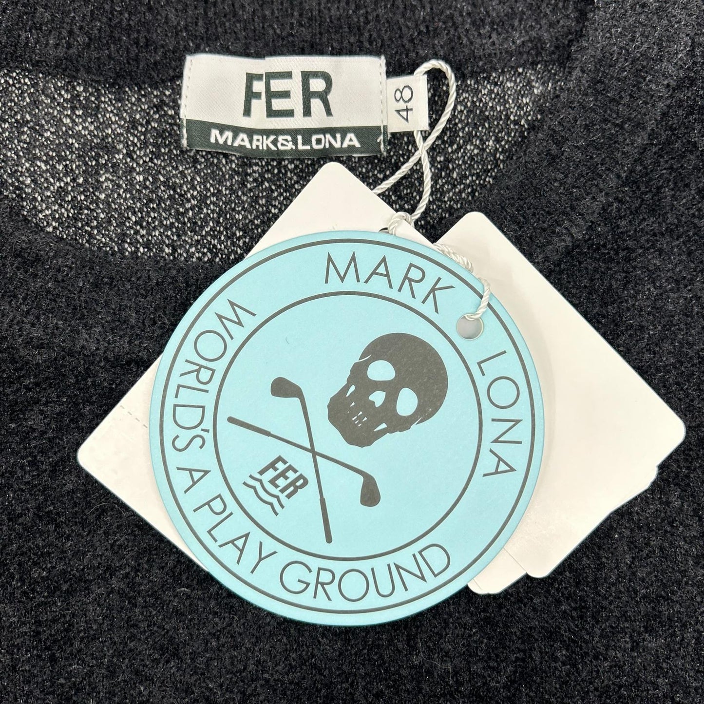 MARK&LONA マークアンドロナ MFM-6A-AA10 Plush Velour Touch ブラック Tシャツ トップス
