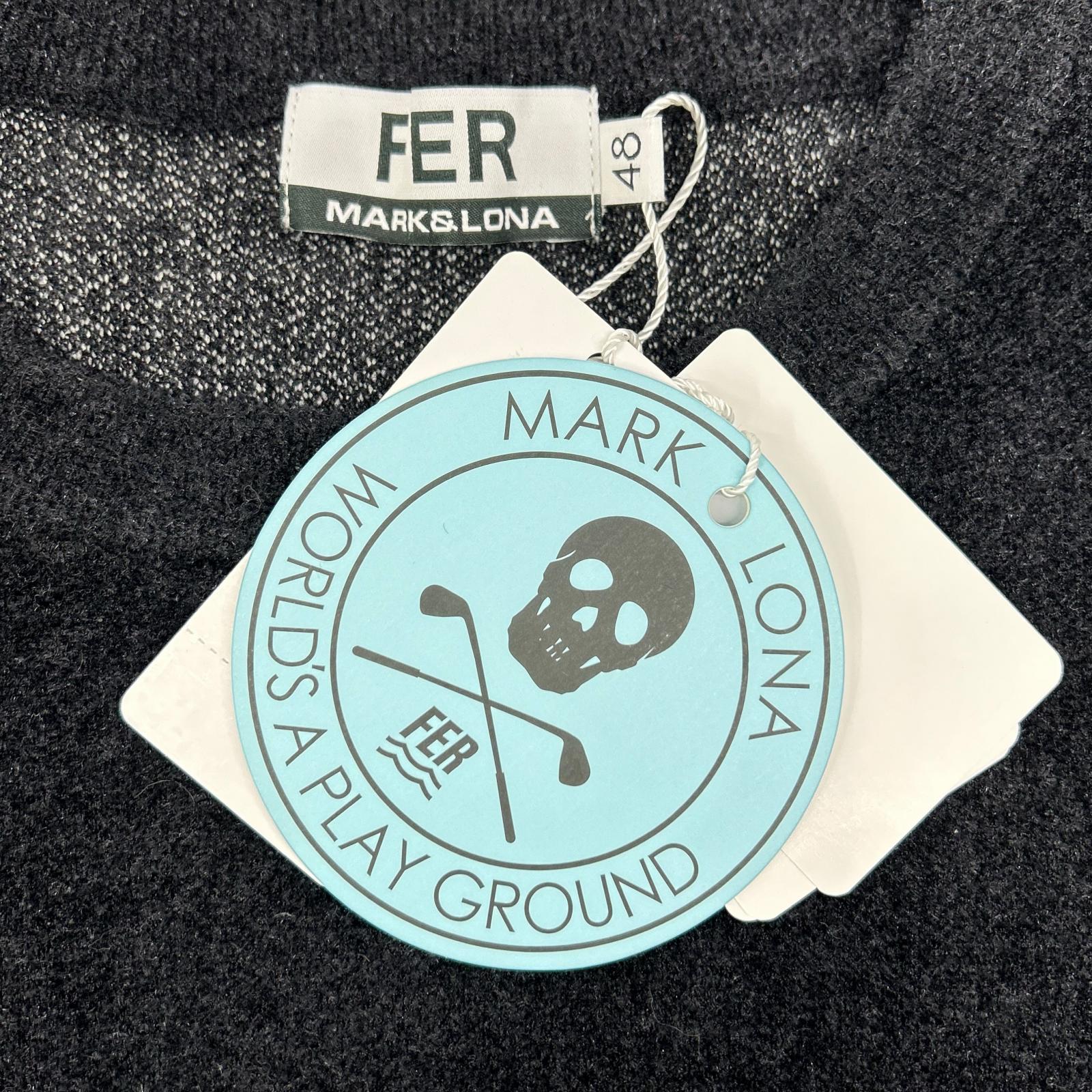 MARK&LONA マークアンドロナ MFM-6A-AA10 Plush Velour Touch ブラック Tシャツ トップス
