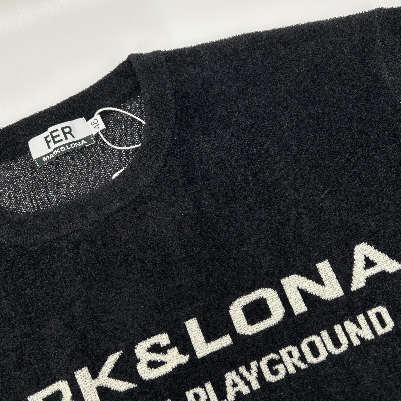 MARK&LONA マークアンドロナ MFM-6A-AA10 Plush Velour Touch ブラック Tシャツ トップス