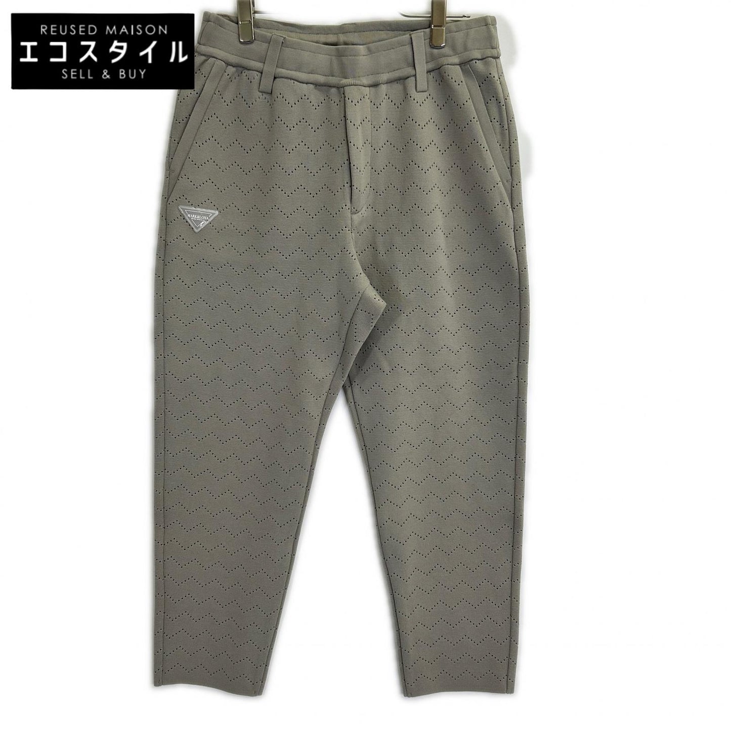 MARK&LONA マークアンドロナ MCM-6A-AT54 MRPT | MEN グレー ミラノリブパンツ ボトムス