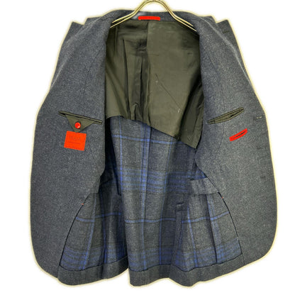 ISAIA イザイア SAILOR ウールカシミヤ ネイビー ノッチドラペル シングルジャケット ジャケット