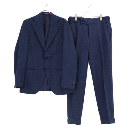 ISAIA イザイア 【美品】M24AFI/017 MUSAベース EDWIN WOODHOUSE生地 2Bシングルスーツ スーツ セットアップ