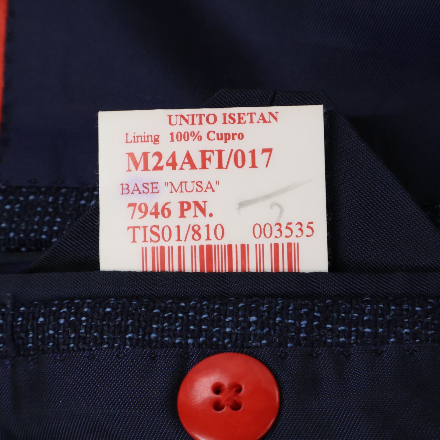 ISAIA イザイア 【美品】M24AFI/017 MUSAベース EDWIN WOODHOUSE生地 2Bシングルスーツ スーツ セットアップ