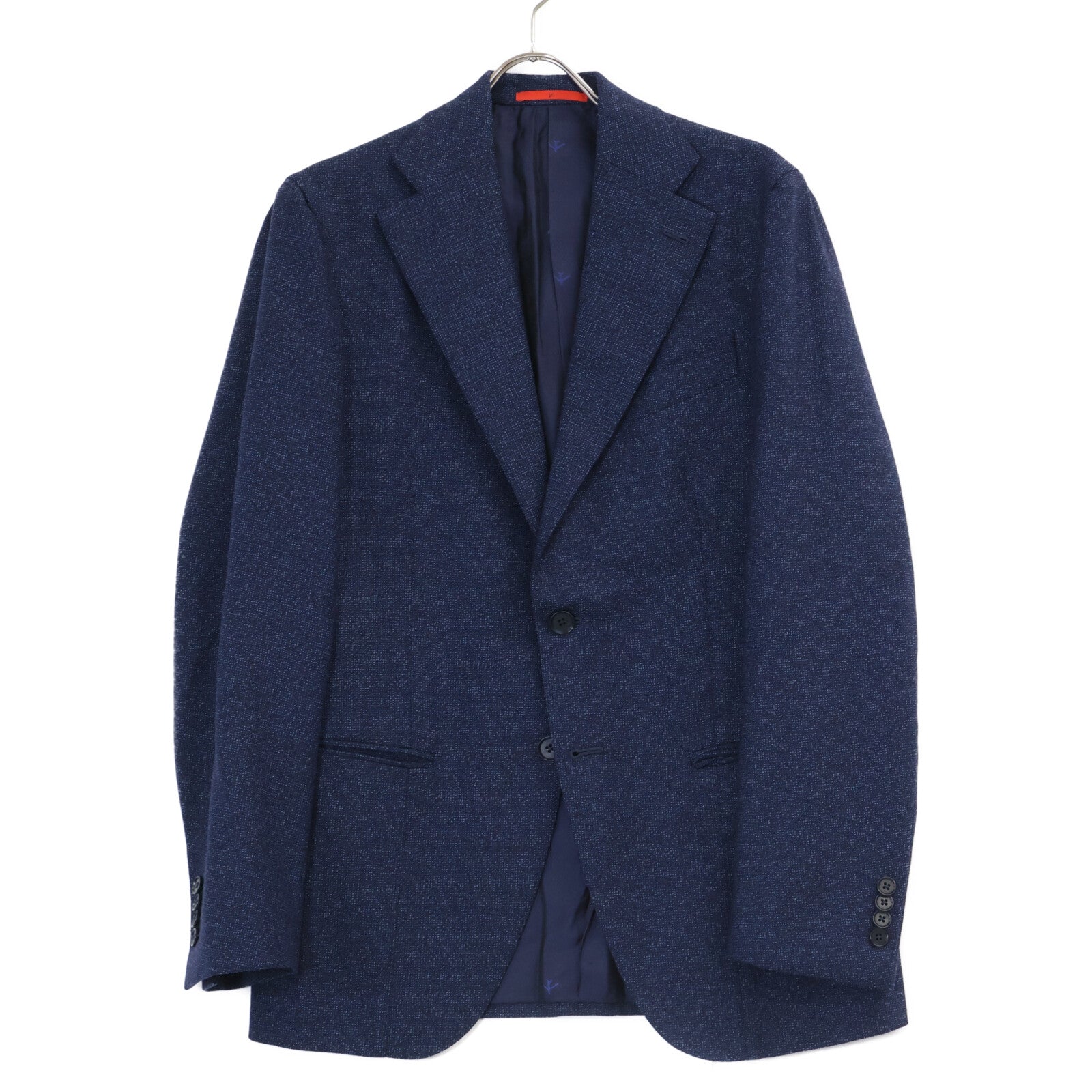 ISAIA イザイア 【美品】M24AFI/017 MUSAベース EDWIN WOODHOUSE生地 2Bシングルスーツ スーツ セットアップ