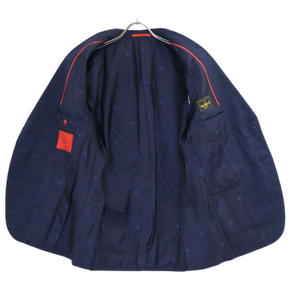 ISAIA イザイア 【美品】M24AFI/017 MUSAベース EDWIN WOODHOUSE生地 2Bシングルスーツ スーツ セットアップ