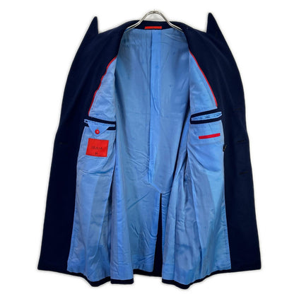 ISAIA イザイア COLORADO ウールカシミヤ ネイビー ダブルチェスターコート コート