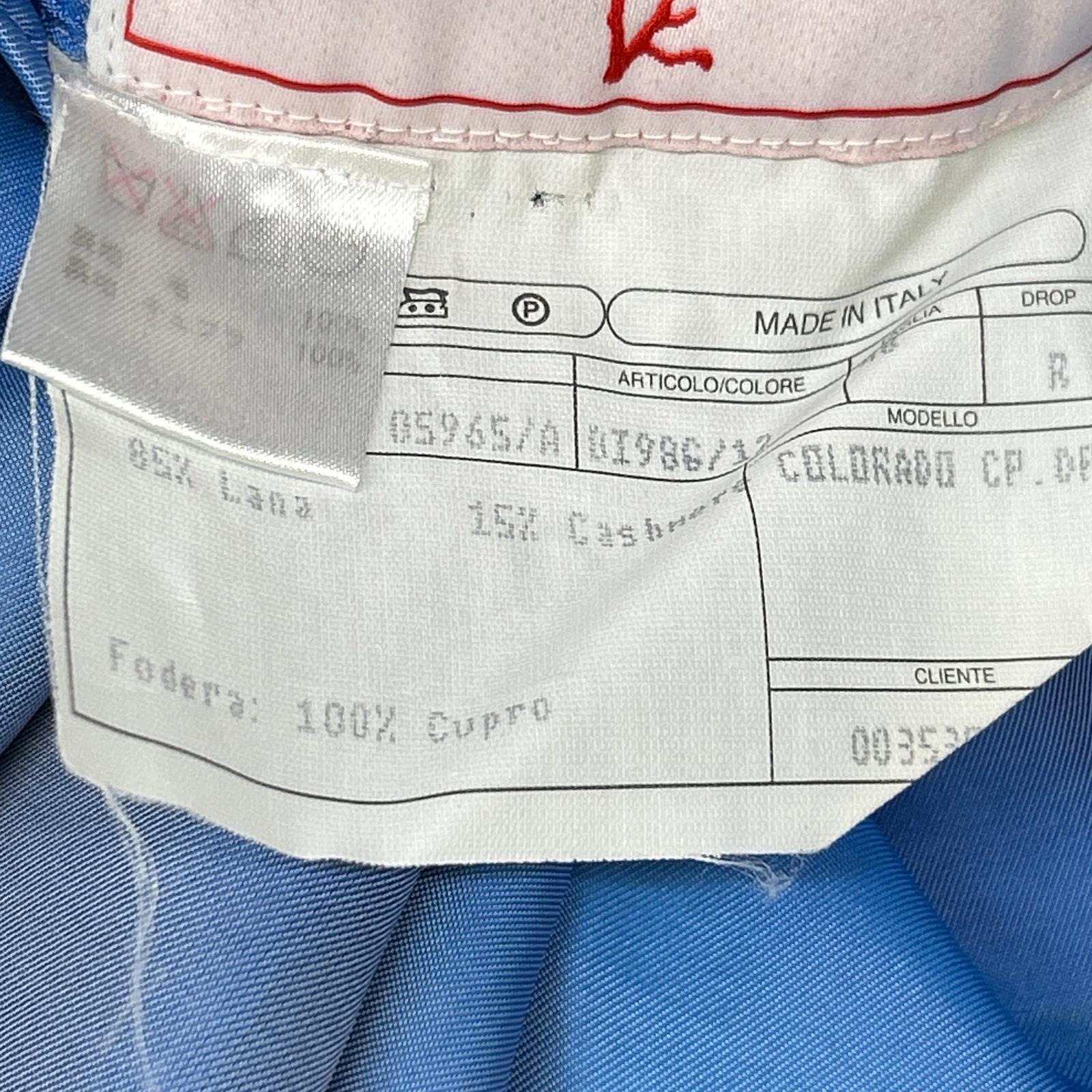 ISAIA イザイア COLORADO ウールカシミヤ ネイビー ダブルチェスターコート コート