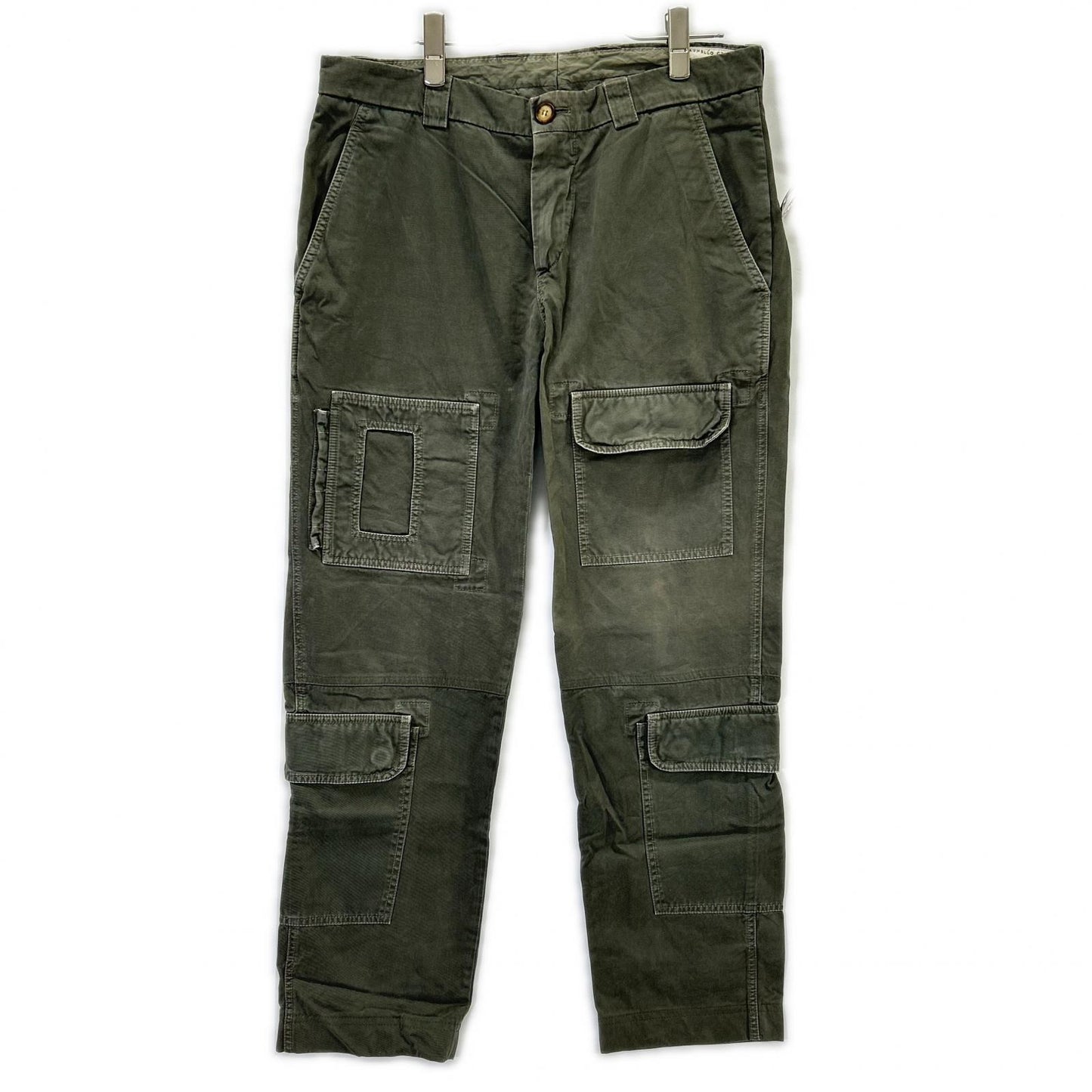 BRUNELLO CUCINELLI ブルネロクチネリ DE91930 カーキ アイビエイターパンツ ボトムス